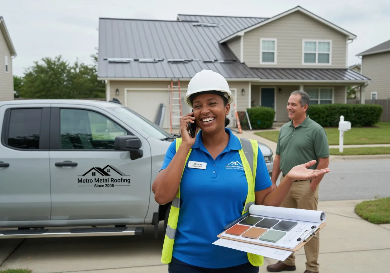 Storm Damage Metal Roof Repair in Granville Summit, PA